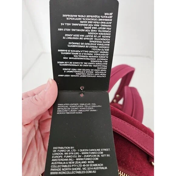 Loungefly NWT Game of Thrones King Joffrey Cosplay  Mini Backpack Velour Crown - Picture 15 of 15